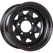 Штампованный диск Off Road Wheels Мерседес 8x16 5x130 ET  Dia 84.1 (черный глянцевый)