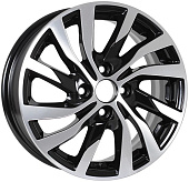 Литой диск KDW KD1546 6x15 4x100 ET 4*100 Dia 50 (черный матовый)