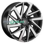 Литой диск Replay TA13 7.5x18 6x139.7 ET 36 Dia 100.1 (чёрный глянцевый с полированной лицевой частью)