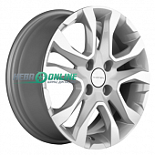 Литой диск Khomen KHW1503 6x15 4x100 ET 40 Dia 60.1 (графит с полировкой)
