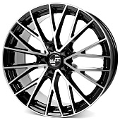Литой диск Mak Speciale 9x21 5x108 ET 35 Dia 63.4 (чёрный глянцевый с полированной лицевой частью)