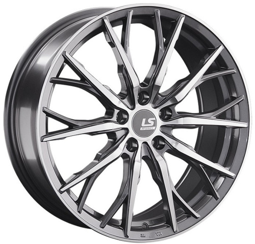 LS FlowForming RC11 8x19 5x108 ET 33 Dia 60.1 (серый темный глянцевый полностью полированнный)