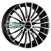 Литой диск Mak Starlight 8.5x19 5x112 ET 45 Dia 66.6 (чёрный матовый с полированной лицевой частью)
