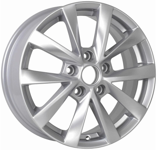 KDW KD1636 6.5x16 114.3xКонус ET 5*114.3 Dia 45 (серебристый полированный)