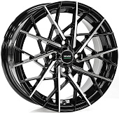 Литой диск Megami MGM-11 6x14 4x100 ET 35 Dia 67.1 (серый темный глянцевый полностью полированнный)