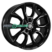 Литой диск Khomen KHW1713 7x17 5x110 ET 46 Dia 63.3 (графит)