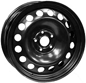 Штампованный диск ТЗСК Chery Tiggo7 7x17 5x108 ET 33 Dia 60.1 (черный глянцевый)