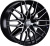 LS Wheels LS1263 8x18 5x114.3 ET 45 Dia 67.1 (чёрный глянцевый с полированной лицевой частью)