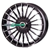 Литой диск Lizardo XH1016 6.5x15 4x98 ET 35 Dia 67.1 (черный глянцевый полированная лицевая сторона диска)