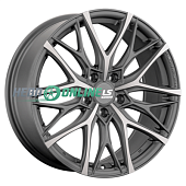Литой диск LS FlowForming RC84 8x18 5x108 ET 45 Dia 63.3 (серый темный глянцевый полностью полированнный)