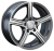 LS Wheels NG238 7x16 4x100 ET 40 Dia 73.1 (серый темный глянцевый полностью полированнный)