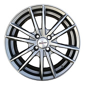 Литой диск X Trike X-129 6.5x16 4x114.3 ET 43 Dia 67.1 (черный с полированной лицевой частью)