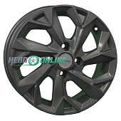 Литой диск Khomen KHW1402 5.5x14 4x100 ET 43 Dia 60.1 (серый с полированной лицевой частью)