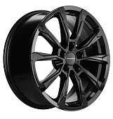 Литой диск Khomen KHW 1808 7.5x18 5x114.3 ET 50 Dia 67.1 (черный глянцевый)