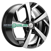 Khomen KHW1712 7x17 5x108 ET 40 Dia 54.1 (черный глянцевый) Литой диск Khomen KHW1712 7x17 5x108 ET 40 Dia 54.1 (черный глянцевый)