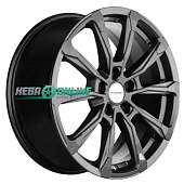 Литой диск Khomen KHW1808 7.5x18 5x114.3 ET 45 Dia 67.1 (серый с полированной лицевой частью)