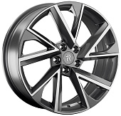 Литой диск Replay HV46 7x19 5x114.3 ET 40 Dia 64.1 (серый темный глянцевый полностью полированнный)