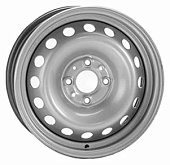 Штампованный диск Trebl 53E40M 5.5x14 4x114.3 ET 40 Dia 66.1 (серебристый)