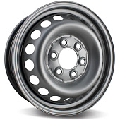 Штампованный диск Trebl 616037 5.5x16 6x130 ET 51 Dia 84 (серебристый)
