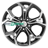 Литой диск Khomen KHW1702 7x17 5x114.3 ET 48 Dia 67.1 (графит)