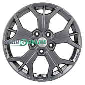Литой диск Khomen KHW1715 7x17 5x114.3 ET 48 Dia 67.1 (серый с полированной лицевой частью)
