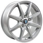 Литой диск Venti 1415 5.5x14 4x100 ET 43 Dia 60.1 (серебристый с полированным ободом)