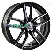 Литой диск RST R 076 6x16 4x100 ET 48 Dia 54.1 (черный глянцевый)