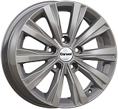 Литой диск Carwel Амур 248 6x15 100xСфера ET 5*100 Dia 38 (сатиновый черный)