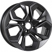 Литой диск KDW KD1620 6.5x16 5x108 ET 45 Dia 63.4 (черный)