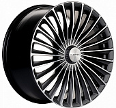 Литой диск Khomen KHW 2008 8.5x20 5x112 ET 38 Dia 66.6 (серый с полированной лицевой частью)