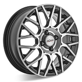 Литой диск X Trike X-132 6x15 5x100 ET 38 Dia 57.1 (серебристый темный)