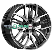 Литой диск iFree Аскет 7x17 5x100 ET 38 Dia 57.1 (черный глянцевый)