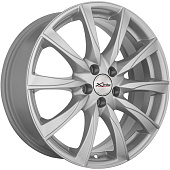 Литой диск X Trike X-120 7x17 5x114.3 ET 45 Dia 67.1 (черный с полированной лицевой частью)