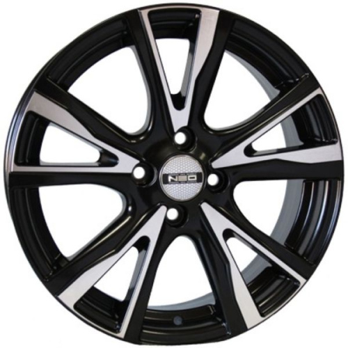 NEO 574 6x15 4x100 ET 45 Dia 60.1 (чёрный с полированной лицевой частью)