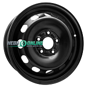Штампованный диск ТЗСК Ford Mondeo 6.5x16 108x ET 5*108 Dia 50 (черный глянцевый)