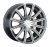 LS Wheels LS312 7x16 4x100 ET 40 Dia 73.1 (серый темный глянцевый полностью полированнный)