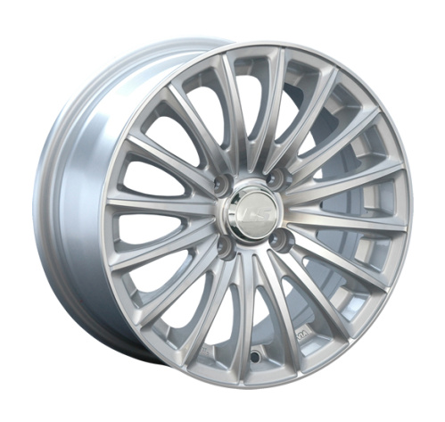 LS Wheels LS804 6x14 4x98 ET 35 Dia 58.6 (чёрный глянцевый с полированной лицевой частью)