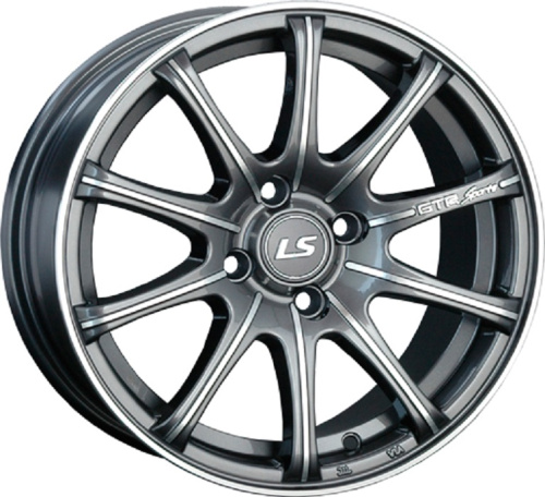 LS Wheels LS317 8x18 5x114.3 ET 45 Dia 73.1 (серый темный глянцевый полностью полированнный)