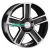 Диски LS Wheels LS1296 8x17 6x139.7 ET 38 Dia 100.1 (чёрный глянцевый с полированной лицевой частью)