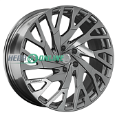 Литой диск LS Forged LS FG49 9x22 5x120 ET 43 Dia 72.6 (серебристый матовый темный)