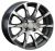 LS Wheels LS233 7.5x17 5x112 ET 40 Dia 73.1 (серый темный глянцевый полностью полированнный)