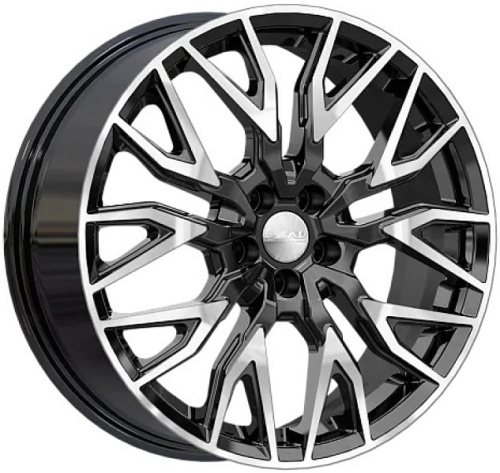 Скад Эльба 7x18 5x108 ET 36 Dia 65.1 (черный с полированной лицевой частью)