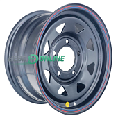 Штампованный диск Off Road Wheels ВАЗ Нива 7x16 5x139.7 ET 25 Dia 98.5 (черный)