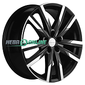 Литой диск Khomen KHW1905 7.5x19 5x114.3 ET 35 Dia 60.1 (черный матовый)