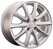 Литой диск LS Wheels LS741 6x15 100xКонус ET 4*100 Dia 48 (серебристый с полированным ободом)