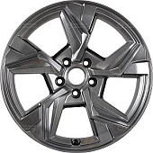 КиК Кайан (КС101) 7.5x18 108xКонус ET 5*108 Dia 33 (серебристый темный) Литой диск КиК Кайан (КС101) 7.5x18 108xКонус ET 5*108 Dia 33 (серебристый темный)