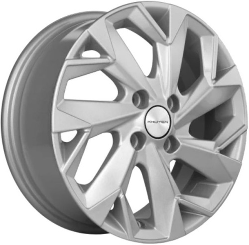 Khomen KHW 1402 5.5x14 98xКонус ET 4*98 Dia 35 (серый с полированной лицевой частью)