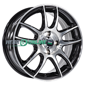 Megami MGM-36 6x15 98xКонус ET 4*98 Dia 35 (чёрный глянцевый с полированной лицевой частью) Литой диск Megami MGM-36 6x15 98xКонус ET 4*98 Dia 35 (чёрный глянцевый с полированной лицевой частью)