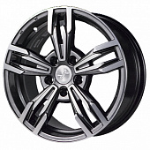 Литой диск Race Ready CSS8104 7x16 114.3xКонус ET 5*114.3 Dia 40 (серый темный с полировкой)