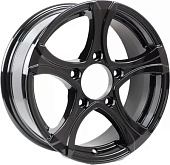 Литой диск Venti 1610 6.5x16 5x139.7 ET 40 Dia 98.1 (черный с полированной лицевой частью)
